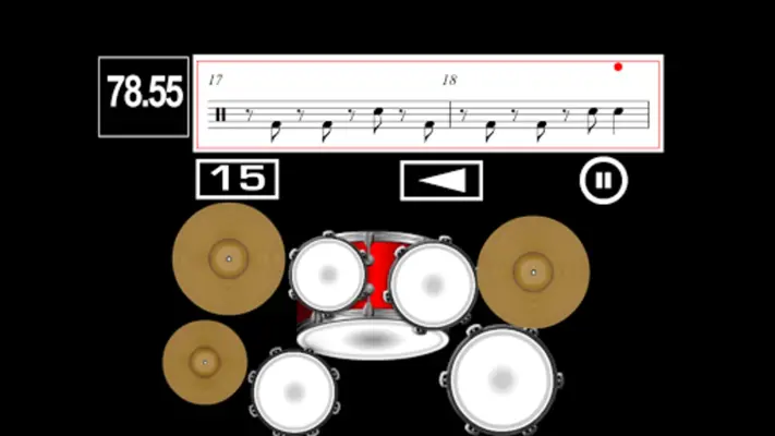 Drums Sheet Reading android App screenshot 9