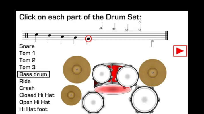 Drums Sheet Reading android App screenshot 13