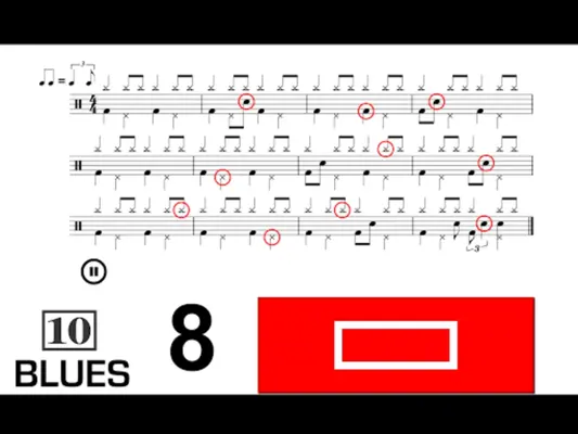 Drums Sheet Reading android App screenshot 2