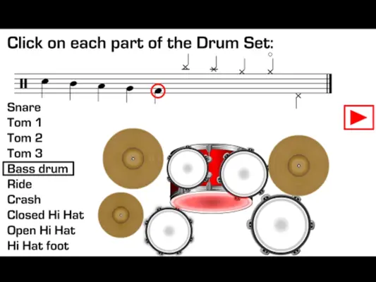 Drums Sheet Reading android App screenshot 5